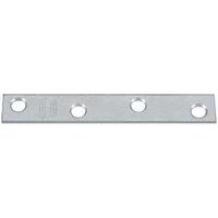 Galvanized Steel Mending Plates, 4" x 7/8" 