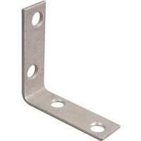 steel corner braces, 2in. x 5/8in.