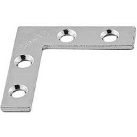 Flat Corner Iron, 3/8in. x 1 1/2in. Zinc