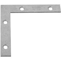 Galvanized Steel Flat Corner Iron, 3in.