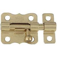 Barrel Bolt, 2 1/2in. Satin Brass