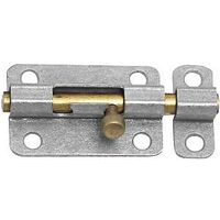 galvanized barrel bolt, 3in.
