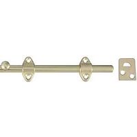 Surface Bolt, 6" Brass