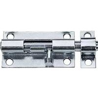 barrel bolt, 4in. satin brass