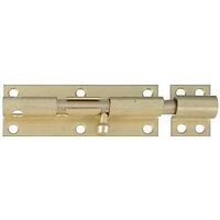 heavy duty barrel bolt, 6in. satin brass