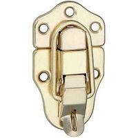 chest latch, 3 3/16in. x 1 3/4in. brass
