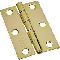 Narrow Utility Hinge, 1in. Satin Brass