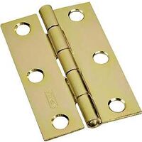 Narrow Utility Hinge, 2 1/2in. Satin Brass