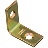 steel corner braces, 1in. x 1/2in.