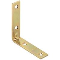 steel corner braces, 2 1/2in. x 5/8in.