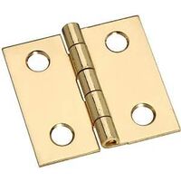 Broad Cabinet Hinge, 1" Brass