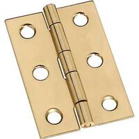 broad cabinet hinge, 2in. brass