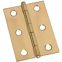 ornamental cabinet hinge, 2 1/2in. brass