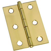 ornamental cabinet hinge, 2 1/2in. brass