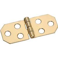 Ornament Cabinet Hinge, 3/4" Brass