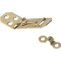 ornament hasp, 3/4in. brass