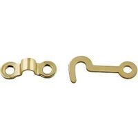 hook & staple, 1 3/4in. brass
