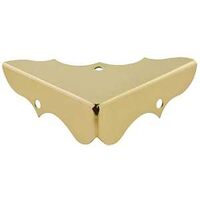 Solid Brass Corner, Bright Brass