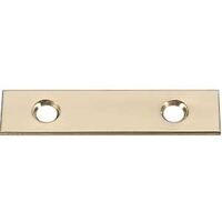 Solid Brass Mending Plate, 2in. x 1/2in.