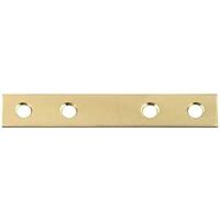 Solid Brass Mending Plate, 3" x 1/2"