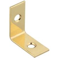 Solid Brass Corner Brace, 1in.