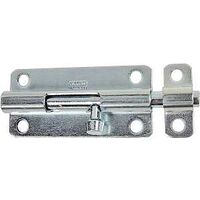 bright zinc barrel bolt, 3in.