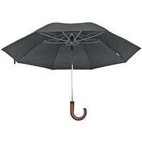 Compact Rain Umbrella, 21in. Black
