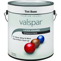 Interior Exterior Latex Paint, 1 Gal Gloss Tint Base