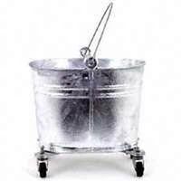 oval shaped heavy duty mop pail, 26 qt 