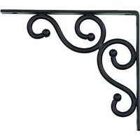 Traditional Shelf Bracket, Black