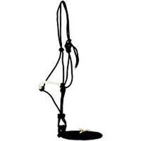 Horse Rope Halter, Black