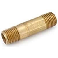 Brass Nipple, 1/4in. x 2 1/2in.