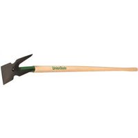 two prong weeding hoe with wood handle, 48in.