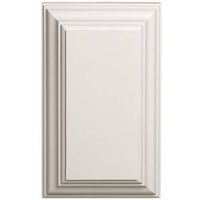 chime with crown molding, white