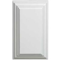 chime with crown molding, white