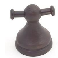 double robe hook, bronze