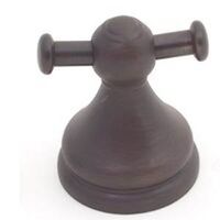 double robe hook, bronze