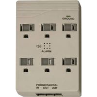 6830947 - 6-OUT SURGE PROTECTOR W/PHONE
