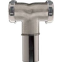 chrome center outlet tee, 1 1/2in. 