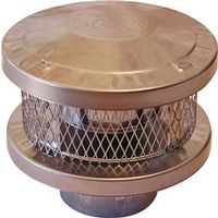 6846018 - 6IN ROUND VENT CAP - 3WALL