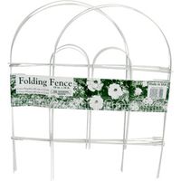 6853618 - 18X10 FOLDING WIRE FENCE WHITE