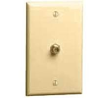 6857270 - IVRY SURF MNT COAX WALL PLATE