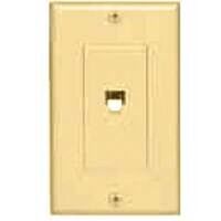 Flush Mount Phone Jack, Ivory