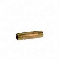 brass nipple, 1 1/4in. x 4in.