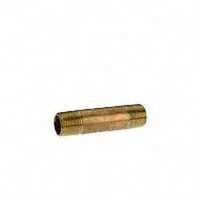 Brass Nipple, 1 1/4" x 4"