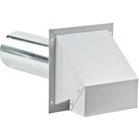 Galvanized Preferred Hood with Damper, 4"