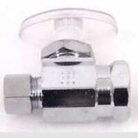 Water Supply Line Valve, 3/8" x 3/8"