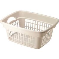 6871552 - 1.25BU WHITE LAUNDRY BASKET