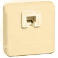 surface mount phone jack, ivory