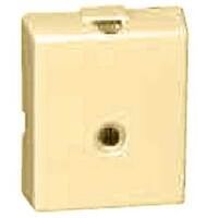 Surface Mount Phone Jack Cover, Ivory